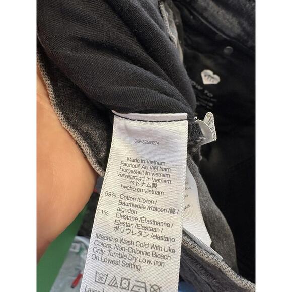 Madewell Jeans Womens 25P Perfect Vintage Denim Washed Gray  Tapered Ankle - Picture 9 of 10